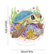 Load image into Gallery viewer, Round Diamond Painting Desktop Decoration for Office Desktop Decor (Sea Turtle)