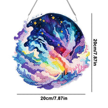 Load image into Gallery viewer, Colourful Clouds Starry Sky Single-Sided Diamond Painting Hanging Pendant (#1)