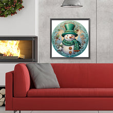 Load image into Gallery viewer, Diamond Painting - Full Round - snowman (30*30CM)