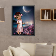 Load image into Gallery viewer, Diamond Painting - Full Round - Big eyes girl (30*40CM)