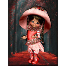 Load image into Gallery viewer, Diamond Painting - Full Round - Big eyes girl (30*40CM)