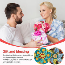 Load image into Gallery viewer, 8 PCS Wooden Diamond Painting Coasters Kits with Holder for Adult Kid (Flower)