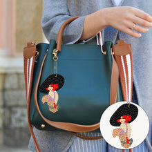 Load image into Gallery viewer, 12 PCS Fox Cat Double Sided Diamond Painting Keychain for Beginners Adults Kids