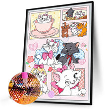 Load image into Gallery viewer, Diamond Painting - Full Round - mary cat (40*50CM)