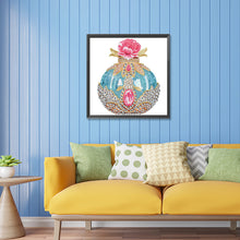 Load image into Gallery viewer, Diamond Painting - Partial Special Shaped - pink and blue perfume (30*30CM)