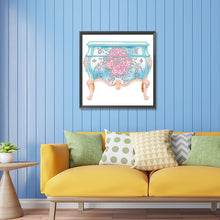 Load image into Gallery viewer, Diamond Painting - Partial Special Shaped - Pink blue gift box (30*30CM)