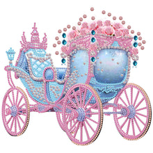Load image into Gallery viewer, Diamond Painting - Partial Special Shaped - Pink and blue float (30*30CM)