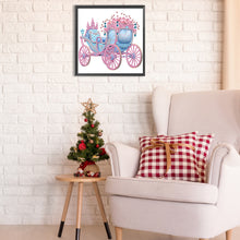 Load image into Gallery viewer, Diamond Painting - Partial Special Shaped - Pink and blue float (30*30CM)