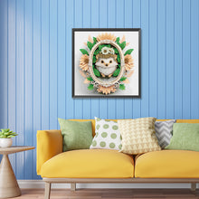 Load image into Gallery viewer, Diamond Painting - Partial Special Shaped - Garland Hedgehog (30*30CM)