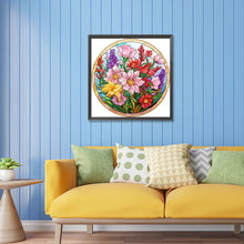 Load image into Gallery viewer, Diamond Painting - Partial Special Shaped - blooming flowers (30*30CM)