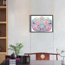 Load image into Gallery viewer, Diamond Painting - Partial Special Shaped - Pink blue bag (40*30CM)
