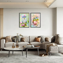 Load image into Gallery viewer, 2pcs Diamond Painting Set - Dressed up bird (40*60CM)