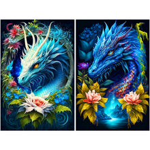 Load image into Gallery viewer, 2pcs Diamond Painting Set - Dragon of the Pool (40*60CM)
