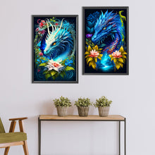 Load image into Gallery viewer, 2pcs Diamond Painting Set - Dragon of the Pool (40*60CM)