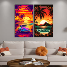 Load image into Gallery viewer, 2pcs Diamond Painting Set - sunset (40*70CM)