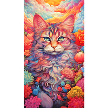 Load image into Gallery viewer, 2pcs Diamond Painting Set - cat and fox (40*70CM)