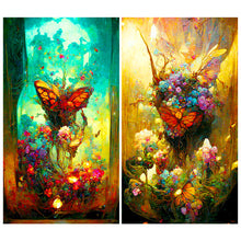 Load image into Gallery viewer, 2pcs Diamond Painting Set - butterfly market area (40*70CM)