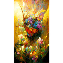 Load image into Gallery viewer, 2pcs Diamond Painting Set - butterfly market area (40*70CM)