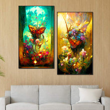 Load image into Gallery viewer, 2pcs Diamond Painting Set - butterfly market area (40*70CM)