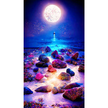 Load image into Gallery viewer, 2pcs Diamond Painting Set - late night moonscape (40*70CM)