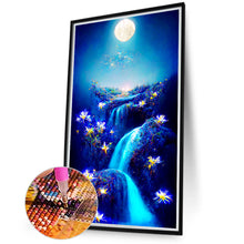 Load image into Gallery viewer, 2pcs Diamond Painting Set - late night moonscape (40*70CM)