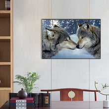 Load image into Gallery viewer, AB Diamond Painting - Full Square - Two wolves making out (60*40CM)