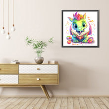 Load image into Gallery viewer, AB Diamond Painting - Full Round - Colorful little dinosaur (40*40CM)