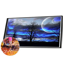 Load image into Gallery viewer, AB Diamond Painting - Full Square - Forest scenery series under the moon (60*35CM)