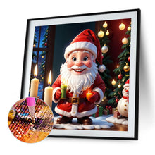 Load image into Gallery viewer, Diamond Painting - Full Square - Santa Claus holding candle (30*30CM)