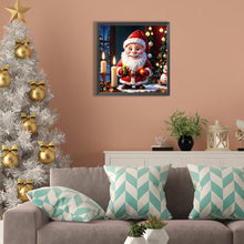 Load image into Gallery viewer, Diamond Painting - Full Square - Santa Claus holding candle (30*30CM)