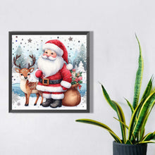 Load image into Gallery viewer, Diamond Painting - Full Square - snow santa claus (30*30CM)