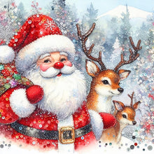Load image into Gallery viewer, Diamond Painting - Full Square - Santa Claus travels (30*30CM)