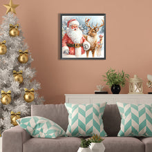 Load image into Gallery viewer, Diamond Painting - Full Square - Santa Claus and Elk (30*30CM)
