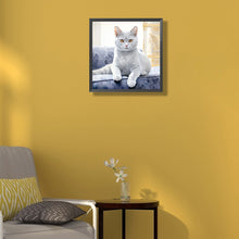 Load image into Gallery viewer, Diamond Painting - Full Round - cat (35*35CM)