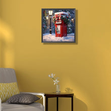 Load image into Gallery viewer, Diamond Painting - Full Round - red flower pavilion (35*35CM)