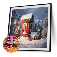 Load image into Gallery viewer, Diamond Painting - Full Round - red flower pavilion (35*35CM)