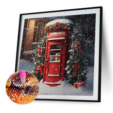 Load image into Gallery viewer, Diamond Painting - Full Round - red flower pavilion (35*35CM)