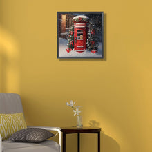 Load image into Gallery viewer, Diamond Painting - Full Round - red flower pavilion (35*35CM)