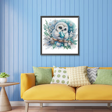 Load image into Gallery viewer, Diamond Painting - Partial Special Shaped - winter owl (30*30CM)