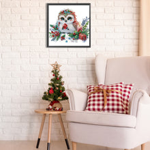 Load image into Gallery viewer, Diamond Painting - Partial Special Shaped - winter owl (30*30CM)