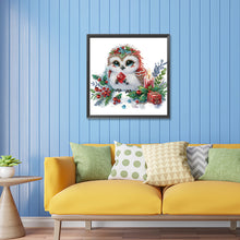 Load image into Gallery viewer, Diamond Painting - Partial Special Shaped - winter owl (30*30CM)