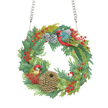 Load image into Gallery viewer, Bird Special Shaped Diamond Painting Wall Decor Wreath for Home Window Decor