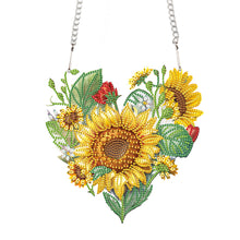 Load image into Gallery viewer, Love Sunflower Special Shaped Diamond Painting Hanging Wreath for Home Decor(#2)