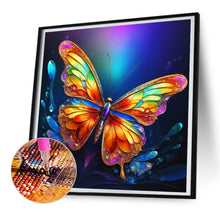 Load image into Gallery viewer, Diamond Painting - Full Round - colorful butterfly¡¤darkness (30*30CM)