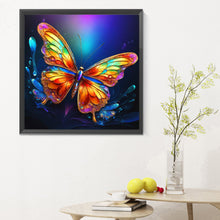 Load image into Gallery viewer, Diamond Painting - Full Round - colorful butterfly¡¤darkness (30*30CM)