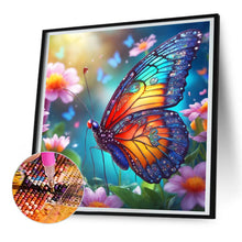 Load image into Gallery viewer, Diamond Painting - Full Round - Colorful butterflies and flowers (30*30CM)