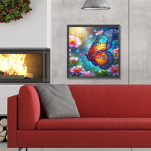 Load image into Gallery viewer, Diamond Painting - Full Round - Colorful butterflies and flowers (30*30CM)