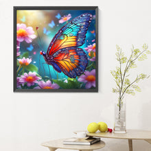 Load image into Gallery viewer, Diamond Painting - Full Round - Colorful butterflies and flowers (30*30CM)