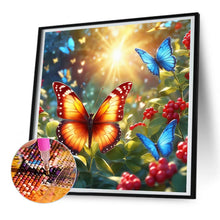 Load image into Gallery viewer, Diamond Painting - Full Round - Colorful butterflies¡¤Butterflies (30*30CM)