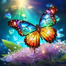 Load image into Gallery viewer, Diamond Painting - Full Round - Butterflies¡¤Flowers (30*30CM)